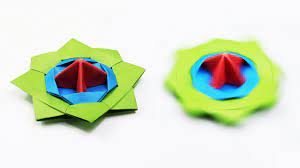 How To Make An Origami Spinning Top – Learning Craft With Min